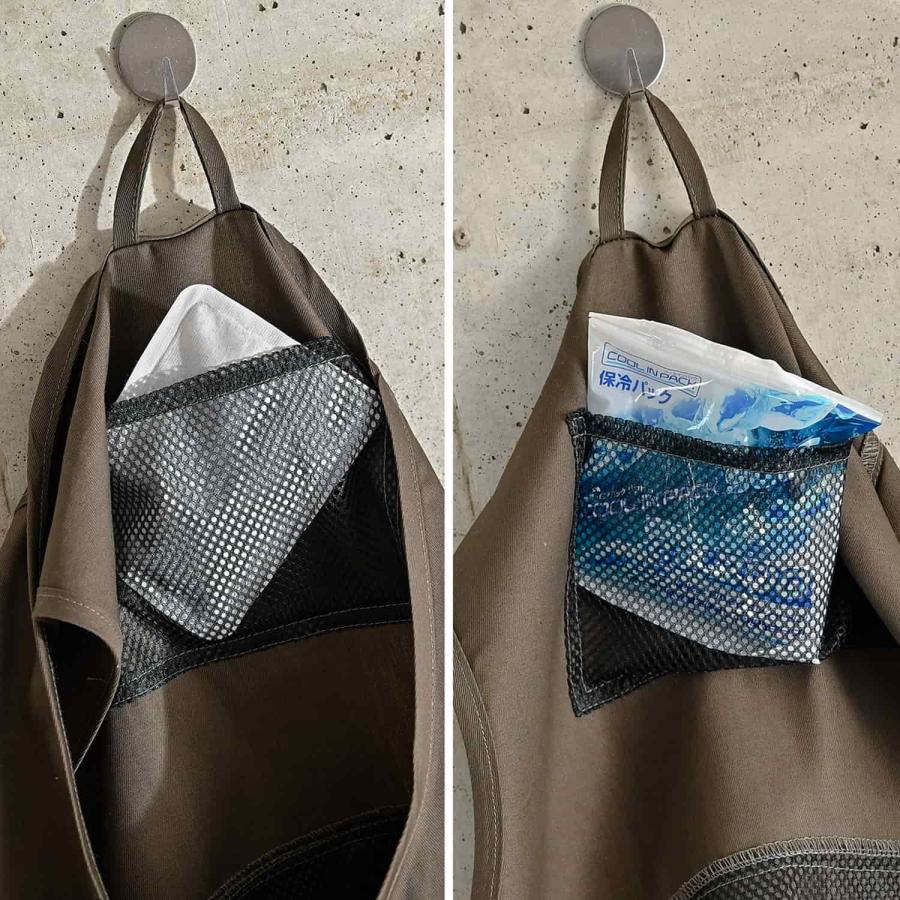 ガーデニング エプロン Farmer's Apron R-567 ファーマーズエプロン R-567 園芸 農業 農作業 畑 田んぼ 男性 女性 メッシュ キャンプ キャンプベスト おしゃれ | ブランド登録なし | 15