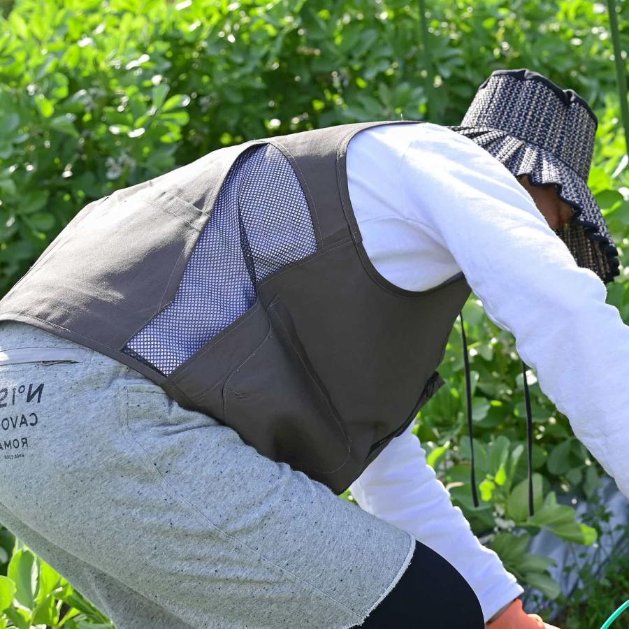 ガーデニング エプロン Farmer's Apron R-567 ファーマーズエプロン R-567 園芸 農業 農作業 畑 田んぼ 男性 女性 メッシュ キャンプ キャンプベスト おしゃれ | ブランド登録なし | 18