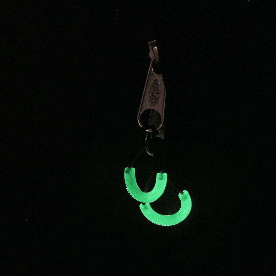 ジッパータブ Maratac Zipper Pull-Hi Viz Clear glow マラタック ジッパープル クリアグロー ジップタイ ファスナー チャック 引き手 蓄光 光る リュック | ブランド登録なし | 07