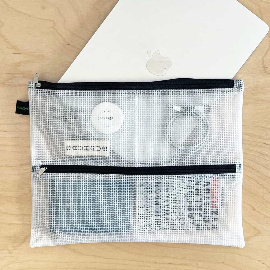 ジッパーポーチ Zip Bag Multi-Comp A4 マルチコンパートメントジップバッグ A4 ジッパーバッグ ペンケース 小物入れ ノートPC ノートパソコン 13インチ |  | 09