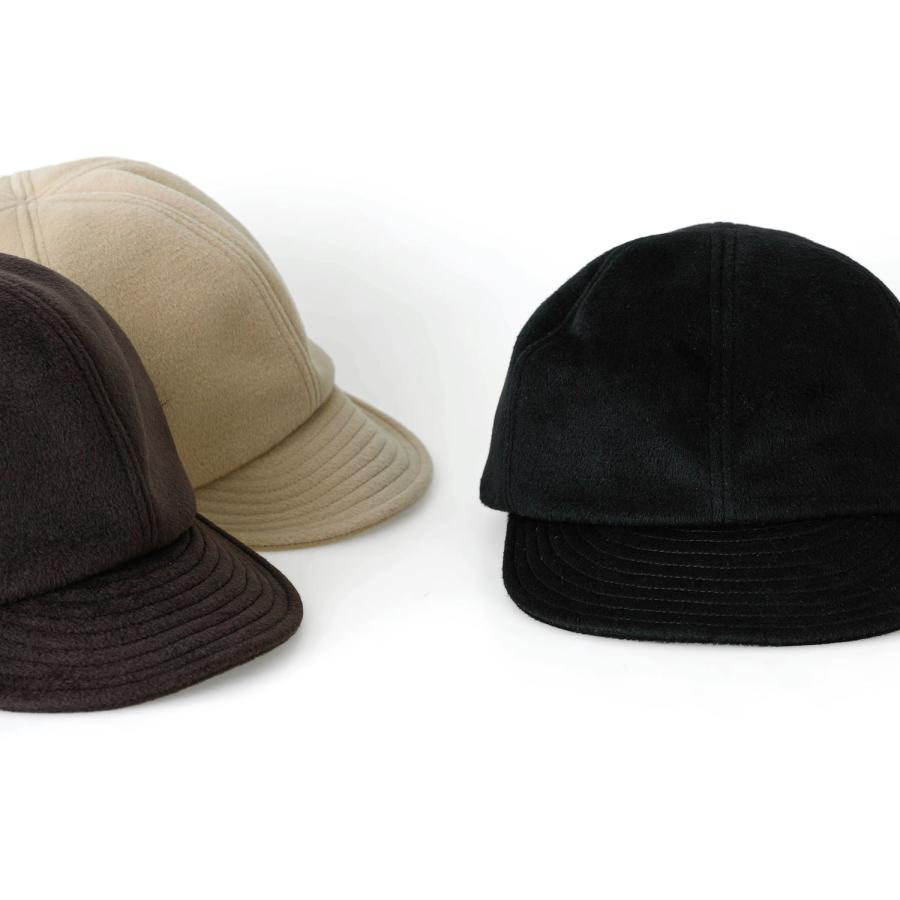 キャップ メンズ レディース 秋冬 帽子 防寒 halo commodity Nap Smooth Cap ハロ コモディティー ナップスムースキャップ サイズ調整可 暖かい 無地 シンプル | halo commodity | 07