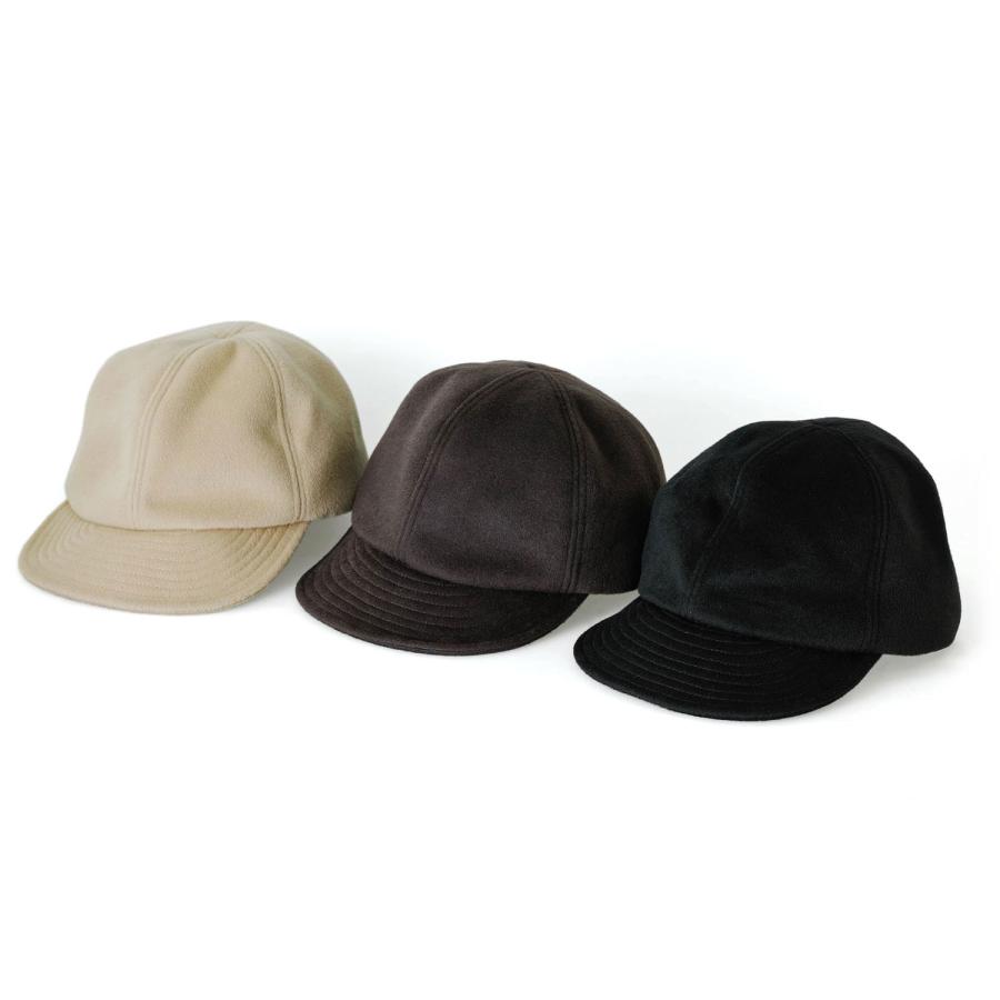 キャップ メンズ レディース 秋冬 帽子 防寒 halo commodity Nap Smooth Cap ハロ コモディティー ナップスムースキャップ サイズ調整可 暖かい 無地 シンプル | halo commodity | 08