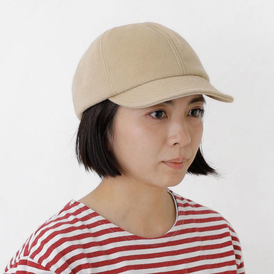キャップ メンズ レディース 秋冬 帽子 防寒 halo commodity Nap Smooth Cap ハロ コモディティー ナップスムースキャップ サイズ調整可 暖かい 無地 シンプル | halo commodity | 09