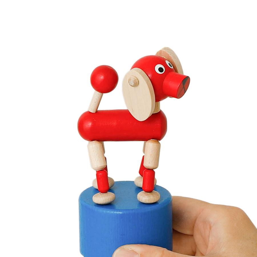 プッシュトイ DETOA WOODEN PUSH UP TOY DOG デトア ドッグ 木製 おもちゃ 玩具 イヌ 犬 置物 人形 オブジェ インテリア | ブランド登録なし | 04