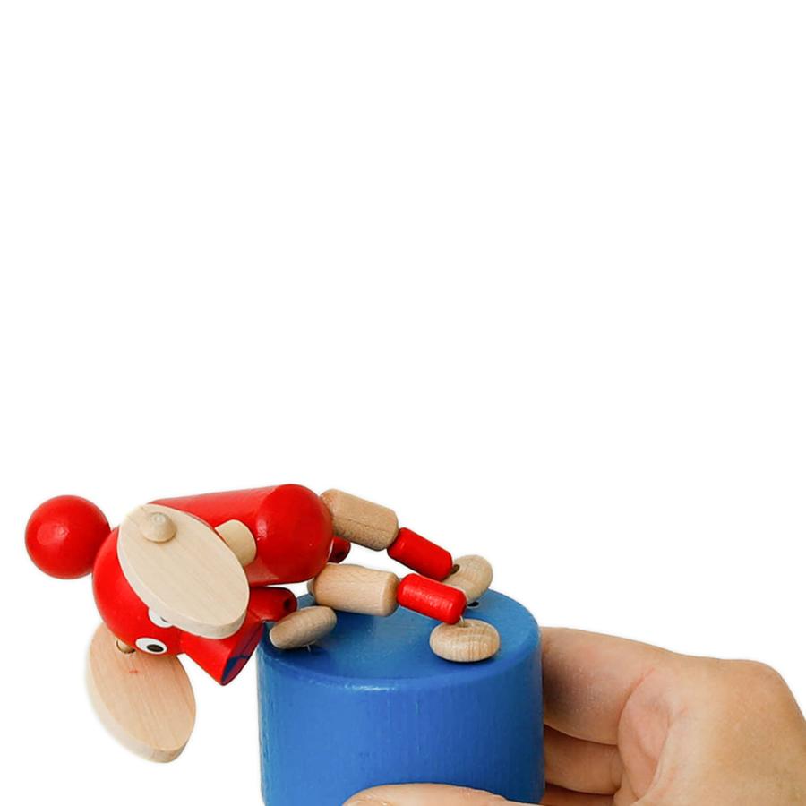 プッシュトイ DETOA WOODEN PUSH UP TOY DOG デトア ドッグ 木製 おもちゃ 玩具 イヌ 犬 置物 人形 オブジェ インテリア | ブランド登録なし | 05