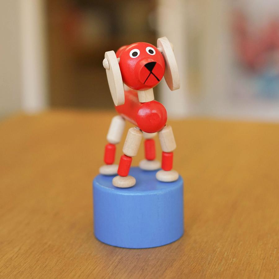 プッシュトイ DETOA WOODEN PUSH UP TOY DOG デトア ドッグ 木製 おもちゃ 玩具 イヌ 犬 置物 人形 オブジェ インテリア | ブランド登録なし | 06