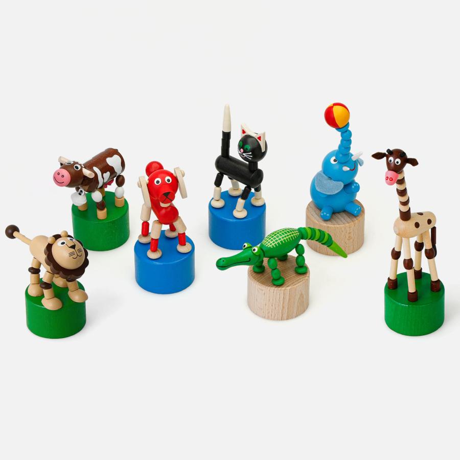 プッシュトイ DETOA WOODEN PUSH UP TOY BLACK CAT デトア ブラックキャット 木製 おもちゃ 玩具 こども 子ども ネコ 猫 置物 人形 オブジェ インテリア | ブランド登録なし | 06