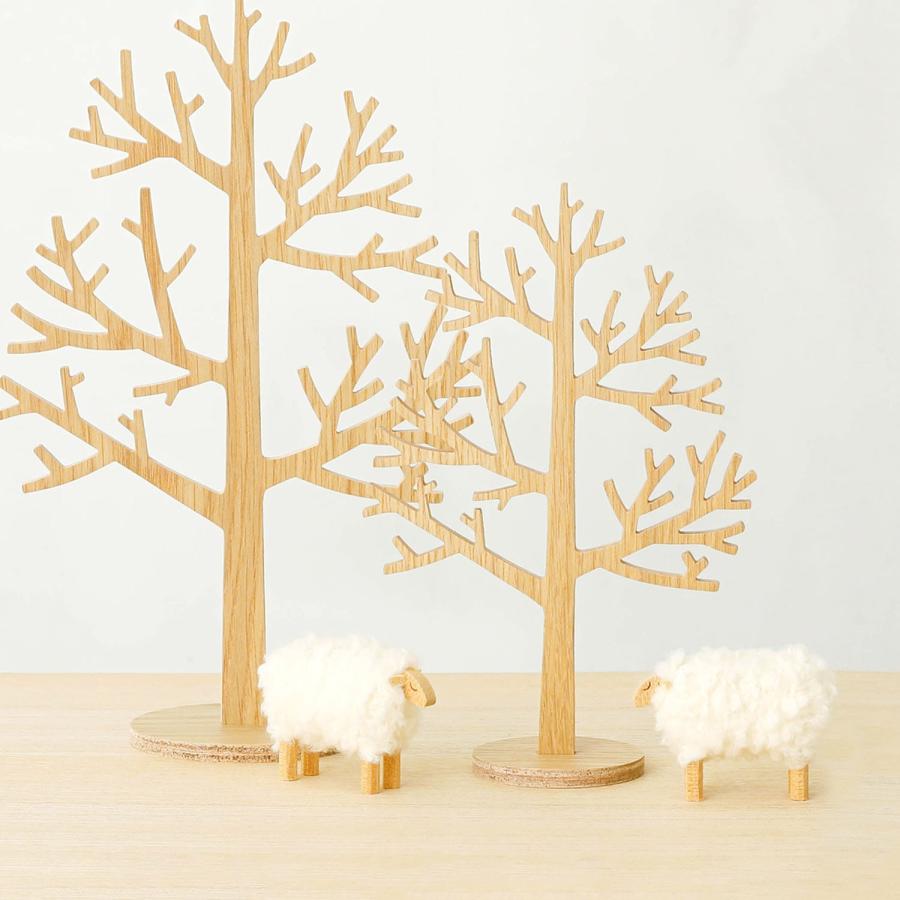 木製 オブジェ ウッドツリー S （オーク） クリスマス 置物 飾り クリスマスツリー 卓上 アクセサリー 収納 雑貨 かわいい 北欧 日本製 ミニ 冬飾り | HIGHTIDE | 06