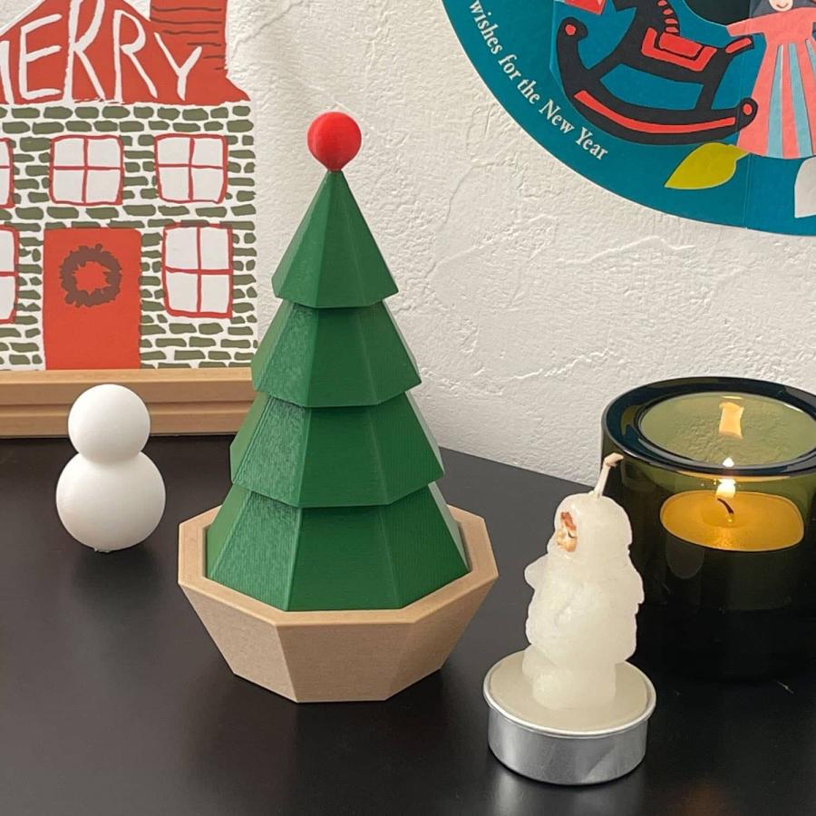 クリスマスツリー 卓上 ポップアップクリスマスツリー コンパクト 小さめ ミニツリー クリスマス飾り 簡単 テーブル インテリア 置物 オブジェ おしゃれ 日本製 | ブランド登録なし | 06
