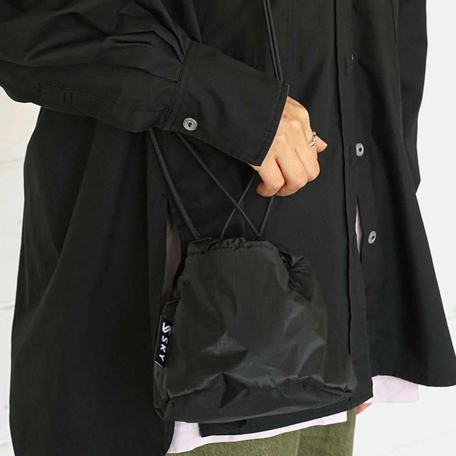 巾着バッグ SKY MOKOoo もこー 巾着 ポーチ バッグ ショルダー