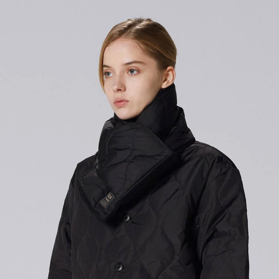 マフラー ユニセックス TAION タイオン ミリタリー リバーシブル ダウンマフラー R201ML-1 メンズ レディース 男女兼用 ボア ネックウォーマー 秋 冬 軽量 | TAION | 17