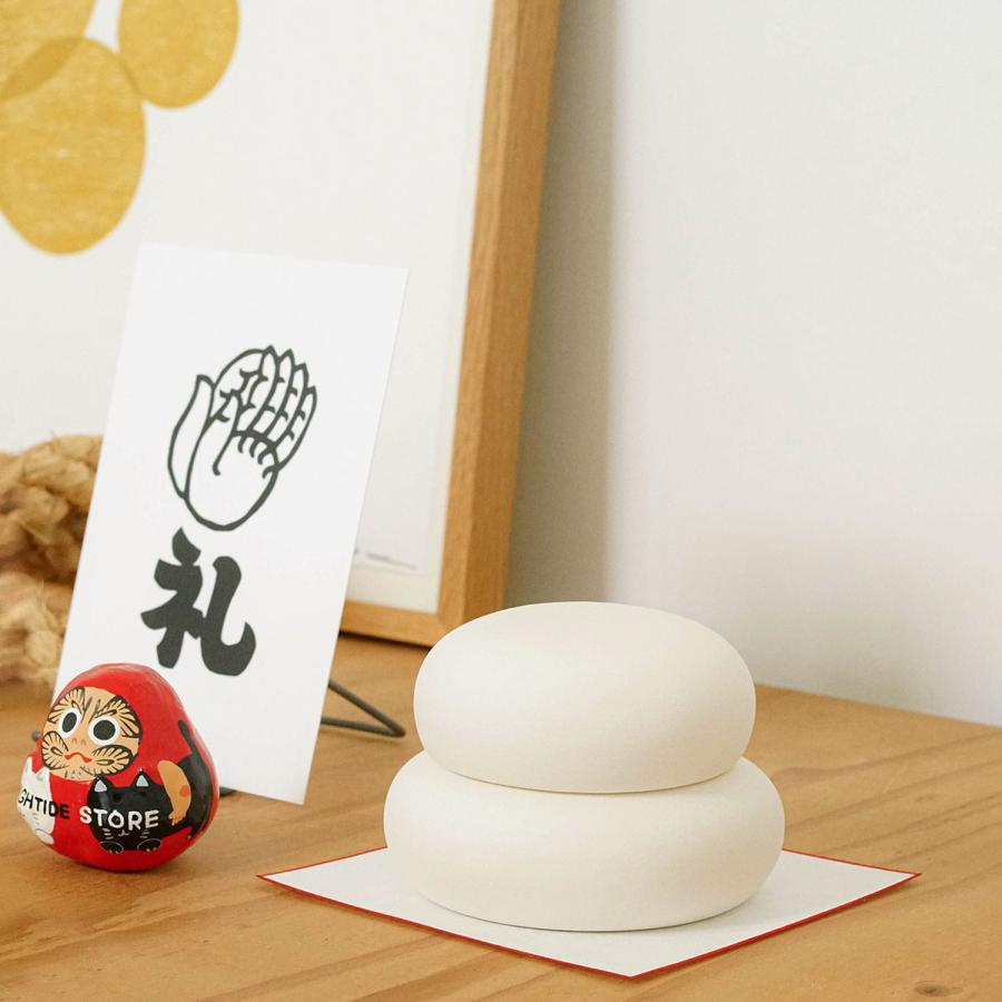 鏡餅 陶器 萬古鏡餅 小 鏡餅 飾り 正月飾り モダン おしゃれ インテリア 玄関飾り お正月 置物 鏡もち オブジェ 正月用品 雑貨 インテリア小物 日本製 | CLASKA Gallery & Shop ”DO” | 07