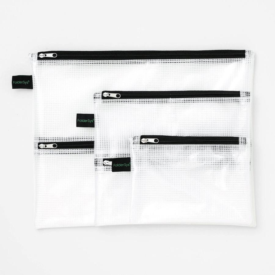 ポーチ ジップバッグ Zip Bag A6 マルチコンパートメントジップバッグ A6 ジッパーバッグ 小銭入れ