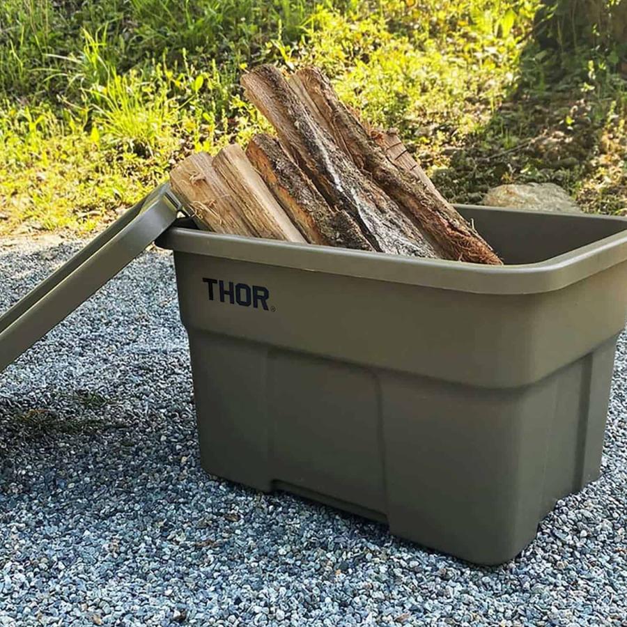 収納ボックス コンテナボックス フタつき THOR Large Totes With Lid DC 22L ソー ラージトートウィズリッド ディーシー 22L 蓋 ふた 収納BOX | THOR | 15