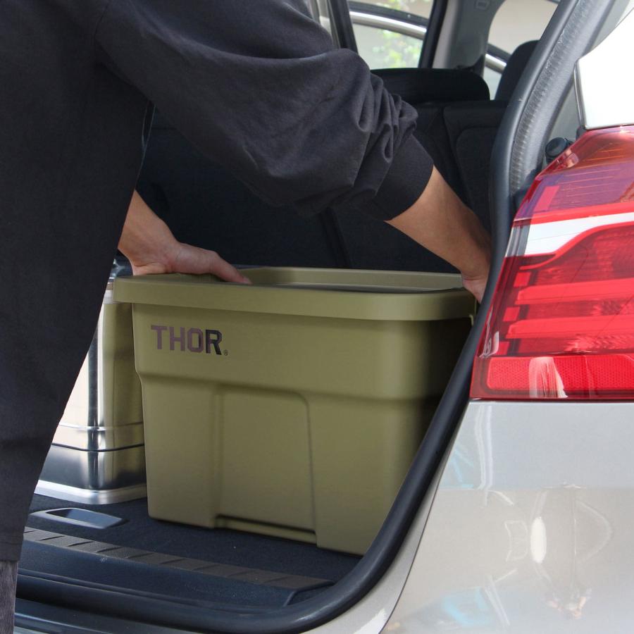 収納ボックス コンテナボックス フタつき THOR Large Totes With Lid DC 22L ソー ラージトートウィズリッド ディーシー 22L 蓋 ふた 収納BOX | THOR | 07