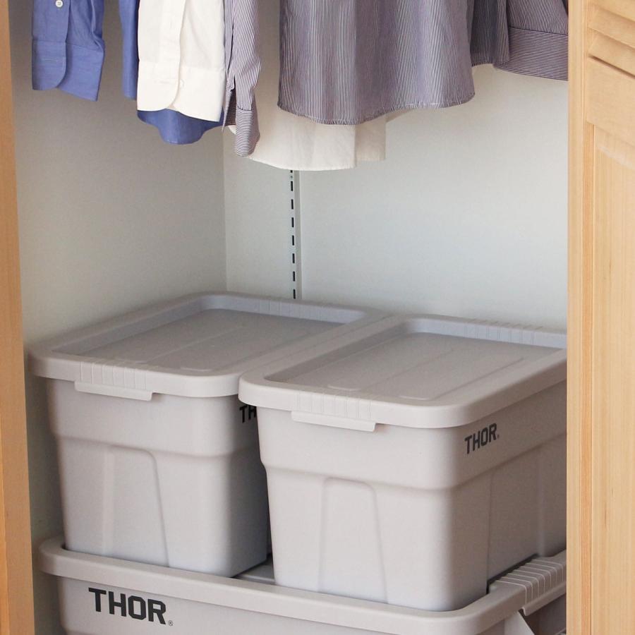 収納ボックス コンテナボックス フタつき THOR Large Totes With Lid DC 22L ソー ラージトートウィズリッド ディーシー 22L 蓋 ふた 収納BOX | THOR | 09
