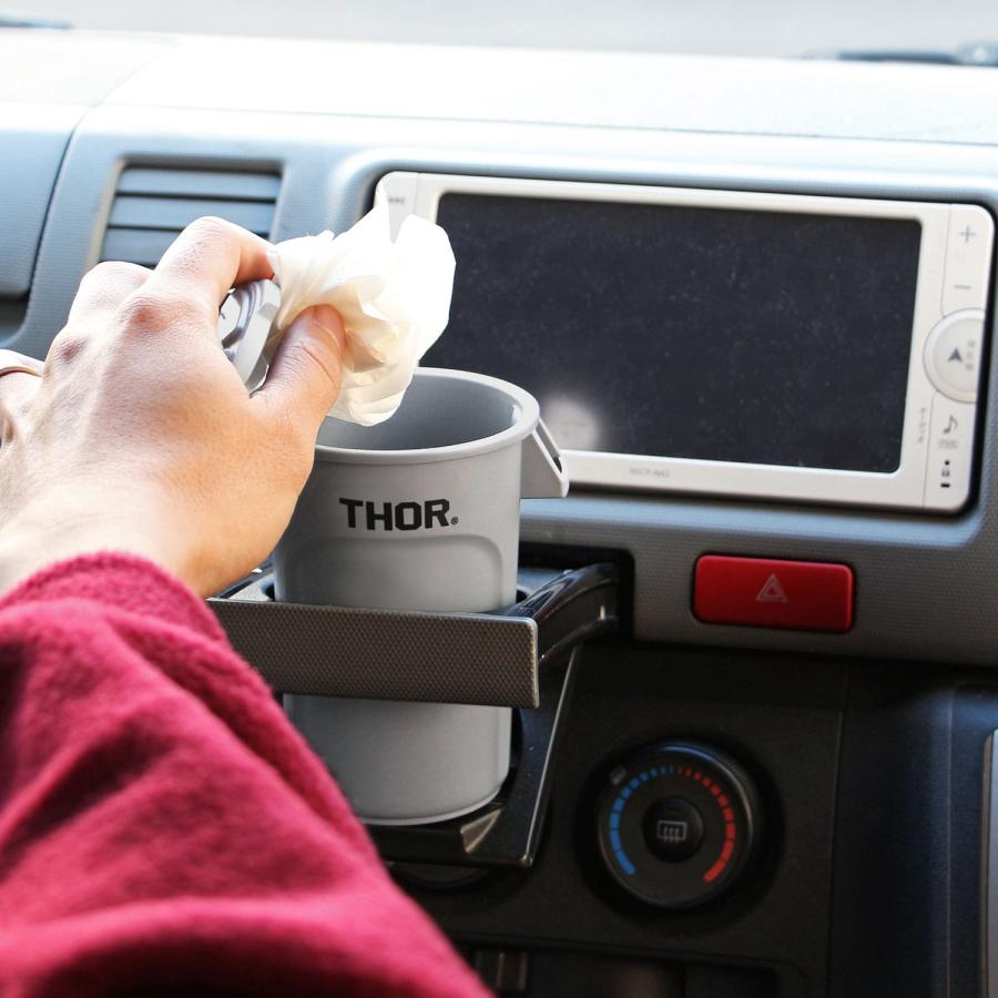 ペン立て ペンスタンド THOR Mini Round Container DC ソー ミニラウンドコンテナ ディーシー 小物入れ 収納ケース 卓上 フタ付きプランター ゴミ箱 デスク整理 | THOR | 16