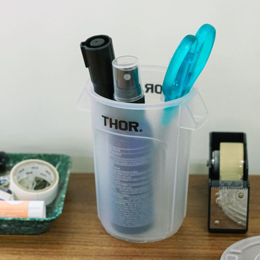 ペン立て ペンスタンド THOR Mini Round Container DC ソー ミニラウンドコンテナ ディーシー 小物入れ 収納ケース 卓上 フタ付きプランター ゴミ箱 デスク整理 | THOR | 17