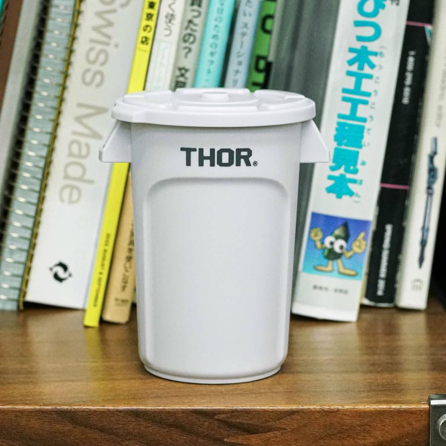 ペン立て ペンスタンド THOR Mini Round Container DC ソー ミニラウンドコンテナ ディーシー 小物入れ 収納ケース 卓上 フタ付きプランター ゴミ箱 デスク整理 | THOR | 19