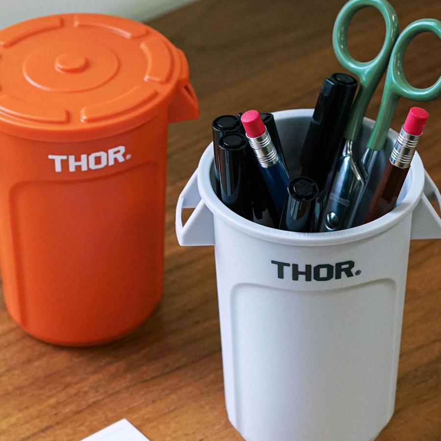 ペン立て ペンスタンド THOR Mini Round Container DC ソー ミニラウンドコンテナ ディーシー 小物入れ 収納ケース 卓上 フタ付きプランター ゴミ箱 デスク整理 | THOR | 21