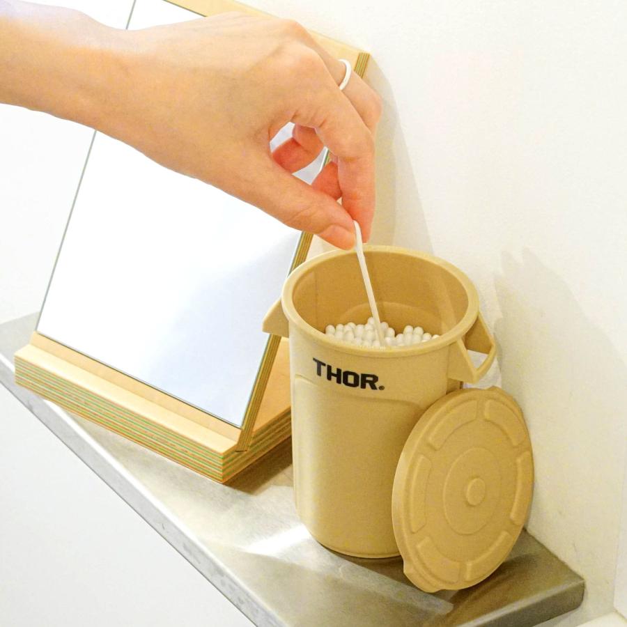 ペン立て ペンスタンド THOR Mini Round Container DC ソー ミニラウンドコンテナ ディーシー 小物入れ 収納ケース 卓上 フタ付きプランター ゴミ箱 デスク整理 | THOR | 18