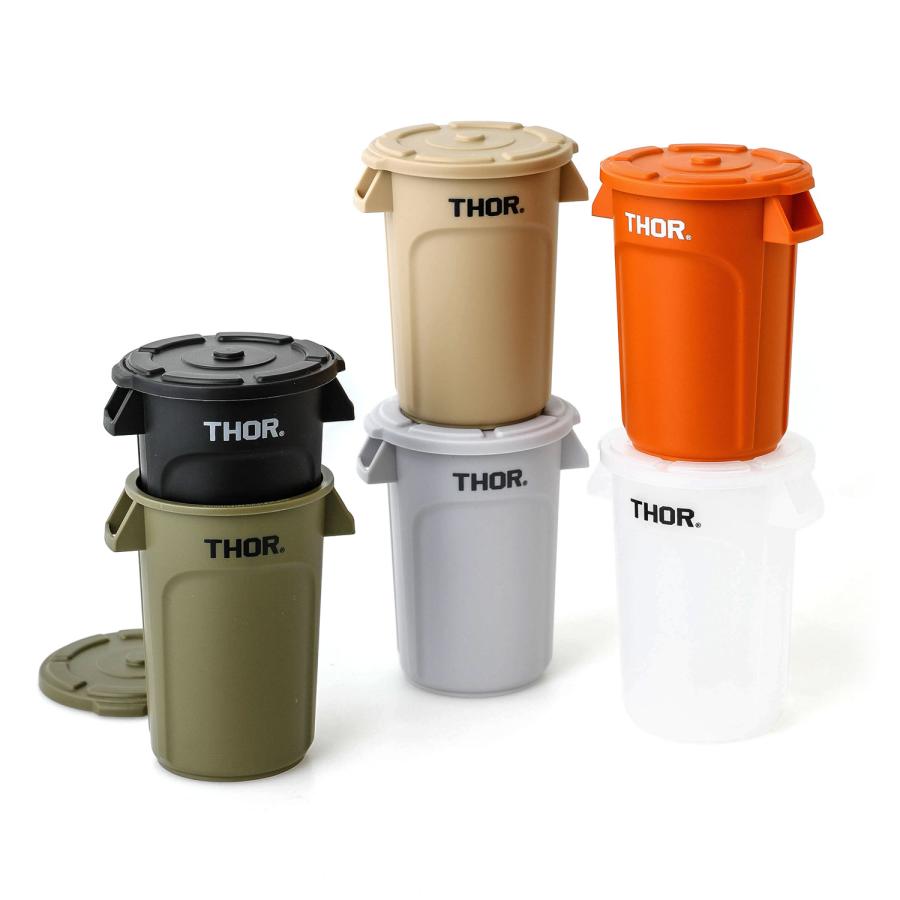 ペン立て ペンスタンド THOR Mini Round Container DC ソー ミニラウンドコンテナ ディーシー 小物入れ 収納ケース 卓上 フタ付きプランター ゴミ箱 デスク整理 | THOR | 10