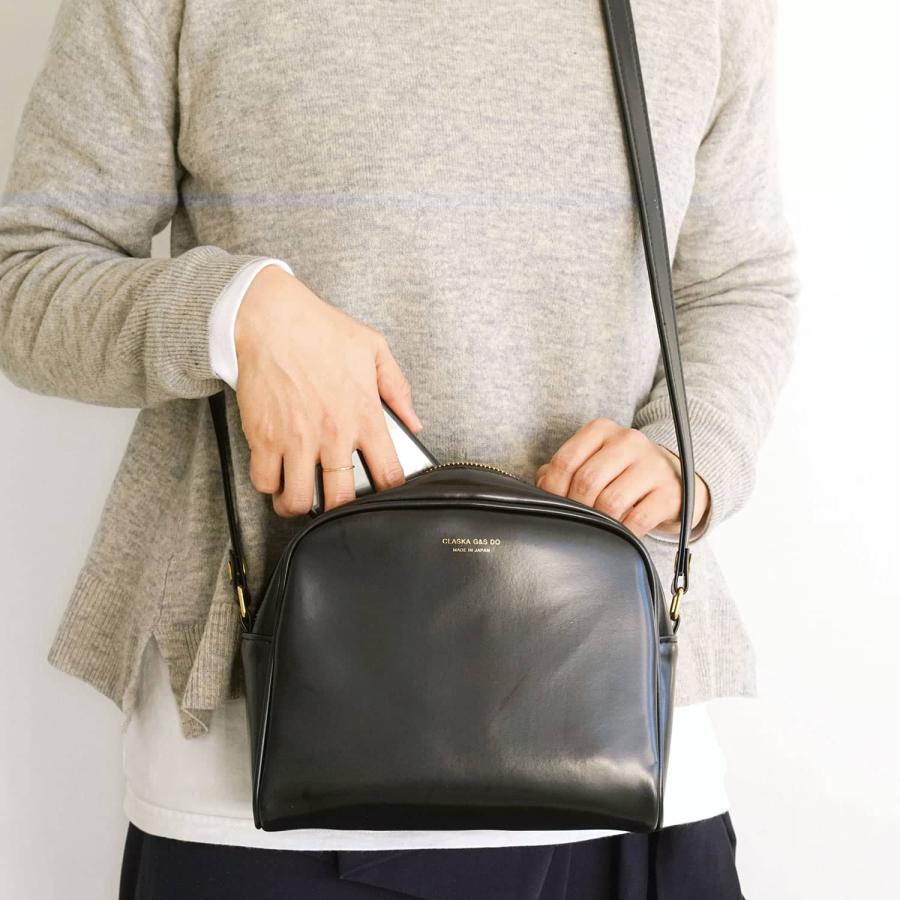 CLASKA DO クラスカ ドー BANK ショルダーバッグ アーチ バッグ ショルダー ポシェット おしゃれ かわいい シンプル 黒 合成皮革 斜めがけ ギフト | CLASKA Gallery & Shop ”DO” | 10