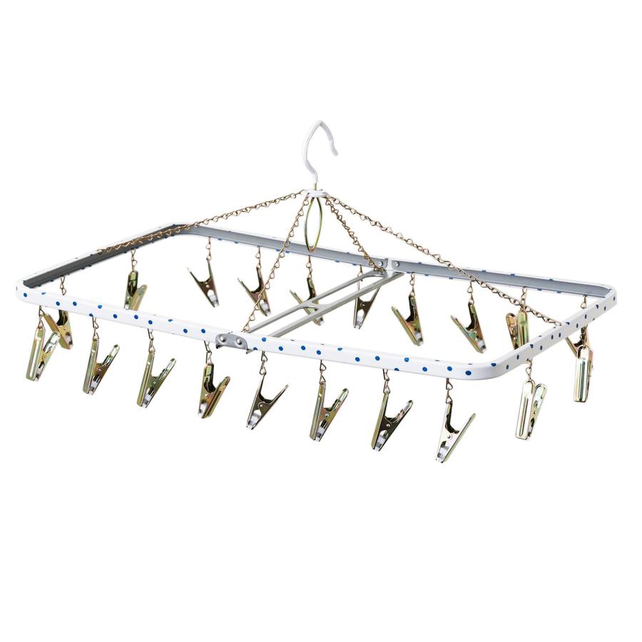 ピンチハンガー ステンレス  ピンチ20個 松野屋 水玉ピンチハンガー角 M 洗濯ハンガー 洗濯ピンチ 物干しハンガー 洗濯ばさみ 角ハンガー 錆びにくい |  | 02