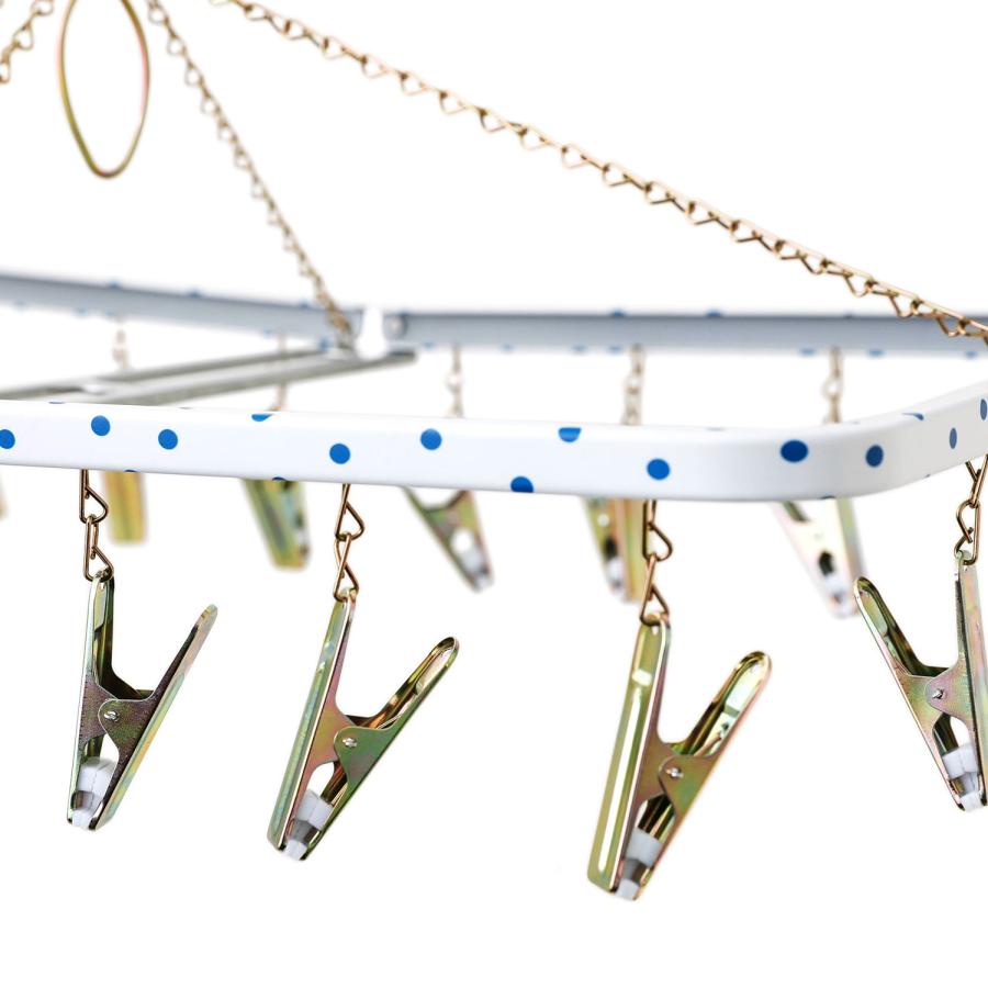 ピンチハンガー ステンレス  ピンチ20個 松野屋 水玉ピンチハンガー角 M 洗濯ハンガー 洗濯ピンチ 物干しハンガー 洗濯ばさみ 角ハンガー 錆びにくい |  | 04