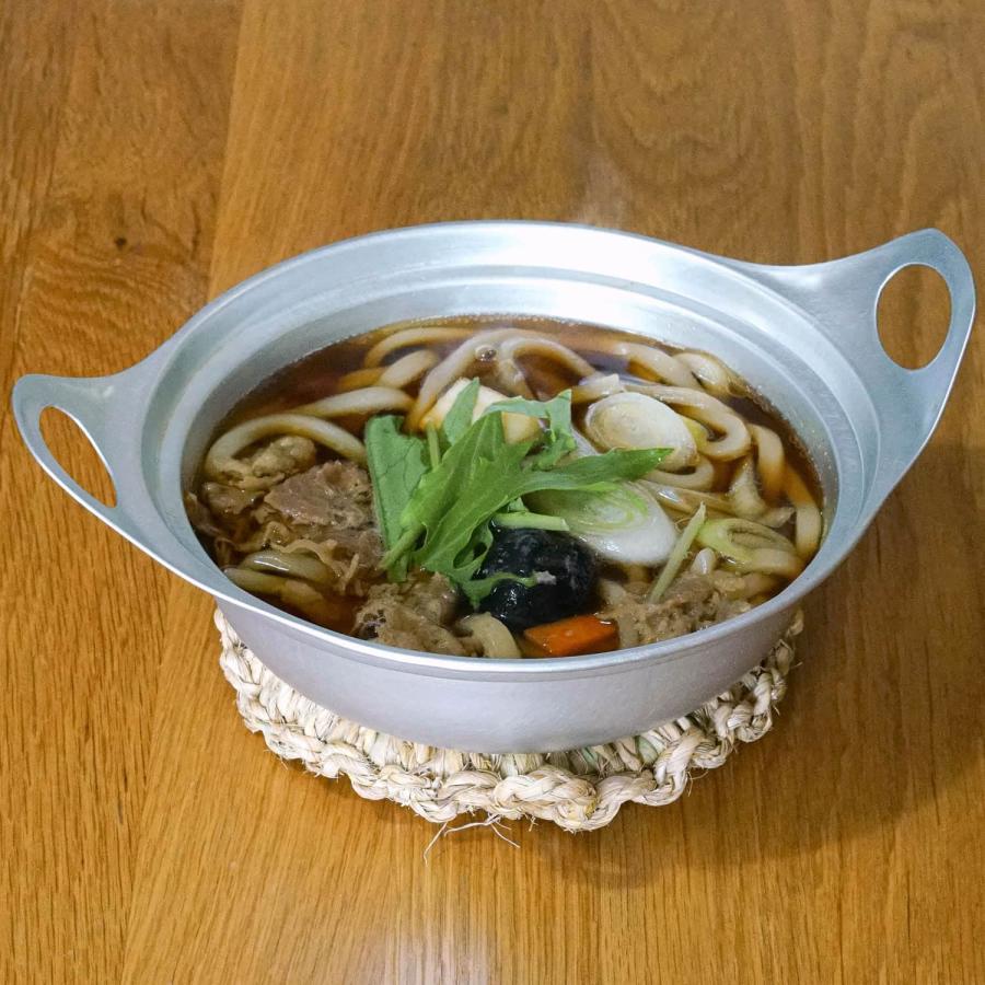 両手鍋 18cm 松野屋 アルマイト寄せ鍋18cm 両手鍋 日本製 卓上 アルミ 鍋 キャンプ |  | 07