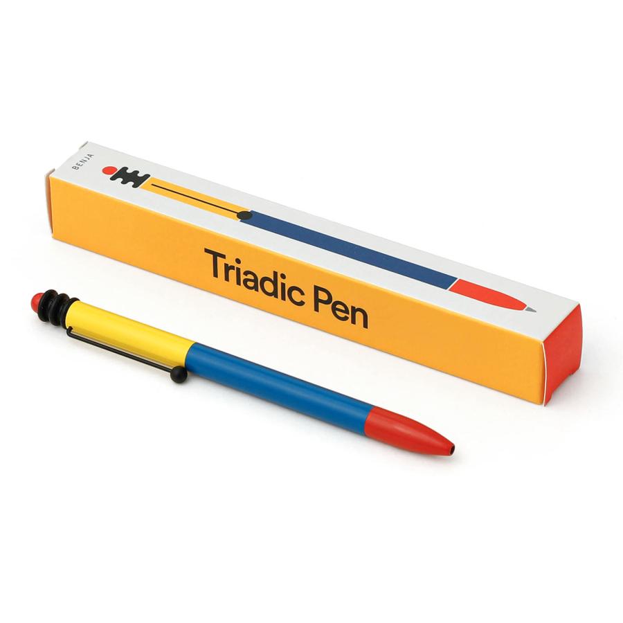 新学期 文房具 ボールペン BENJA ベンジャ トライアディックペン Triadic Pen 筆記具 ペン 油性 1mm 黒 手帳 真鍮 ブラス バウハウス ギフトボックス入り |  | 07