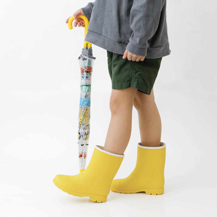 子供 長靴 キッズ MOONSTAR  KIDS RAIN ムーンスター キッズレイン SKOOLER moonstar レインブーツ ベビー ジュニア 防水ブーツ レインシューズ | MoonStar | 25