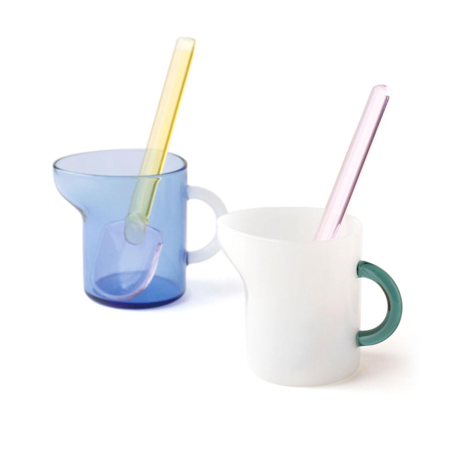 ガラス ミニピッチャー amabro MINI PITCHER アマブロ ミニピッチャー ミルクポット ミルク入れ 耐熱ガラス ミルクピッチャー ミニサイズ TWO TONE レトロ | amabro | 06