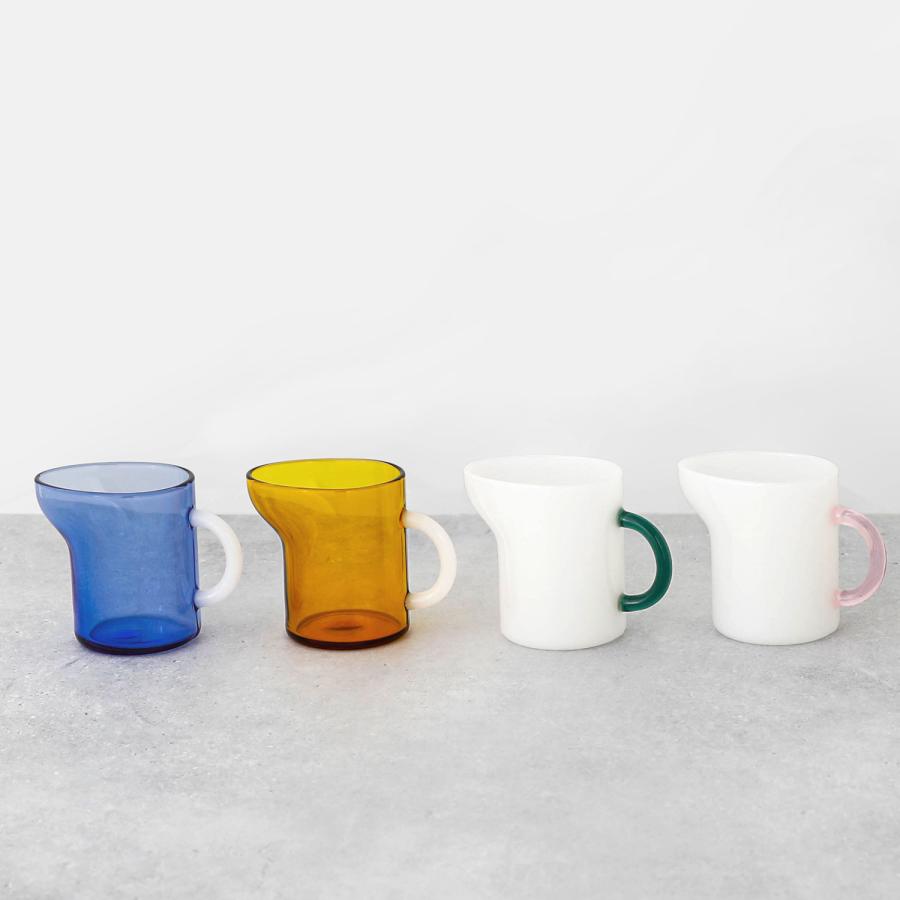 ガラス ミニピッチャー amabro MINI PITCHER アマブロ ミニピッチャー ミルクポット ミルク入れ 耐熱ガラス ミルクピッチャー ミニサイズ TWO TONE レトロ | amabro | 13