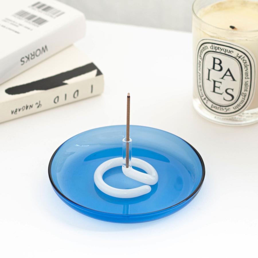 お香立て amabro TWO TONE アマブロ インセンスホルダー ガラス インセンススタンド かわいい おしゃれ シンプル スティック ショート ロング ギフト プレゼント | amabro | 13