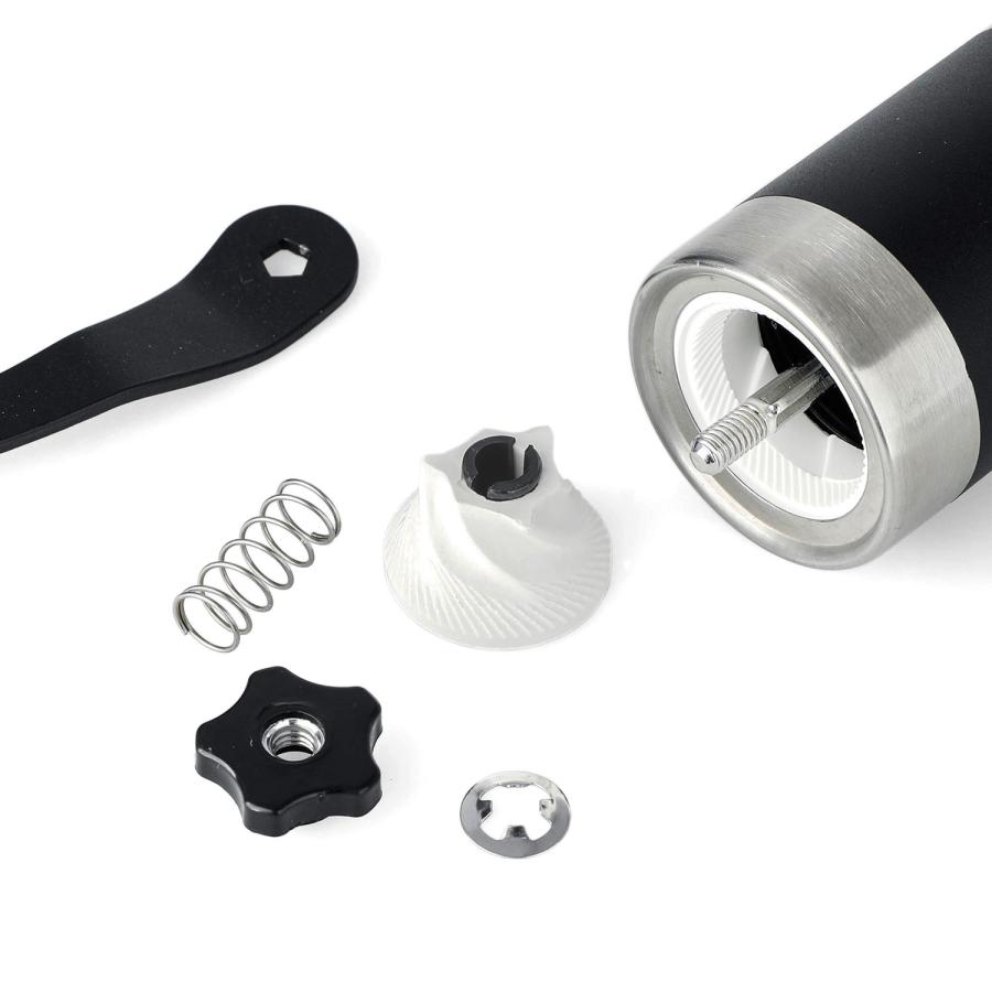 コーヒーミル COFFEE MILL WOOD コーヒーミル ウッド ブラック 手動 アウトドア キャンプ 手挽きコーヒーミル romo キャンプ 手挽 木製 黒 バレンタイン ギフト | romo | 04