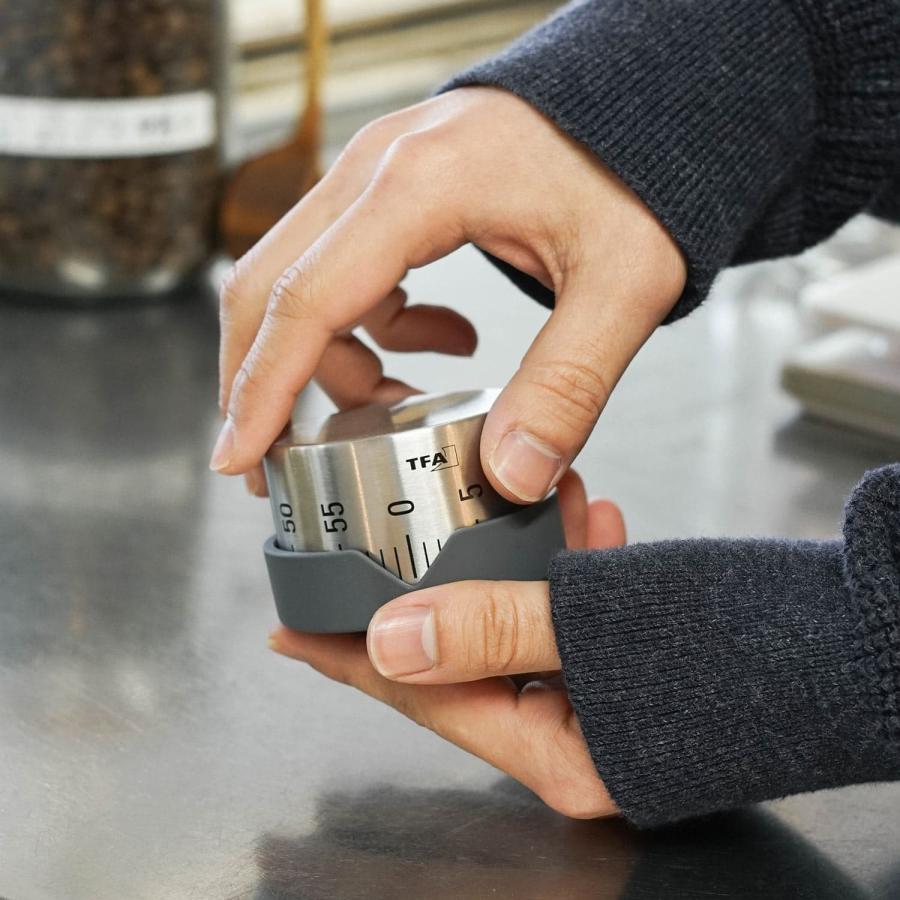 キッチンタイマー アナログ TFA Dostmann Analogue kitchen timer ドストマン アナログキッチンタイマー DOT 38.1027 マグネット磁石 60分 1時間 料理 調理 | TFA Dostmann | 05