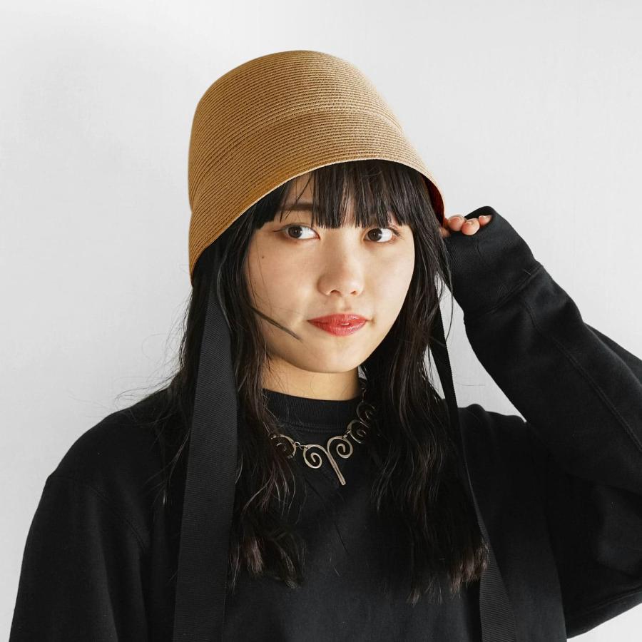 バケットハット odds RIBBON CONO HAT リボンコノハット 麦わら帽子 リボン ハット od241-0409 レディース 無地 夏 紫外線 日焼け サイズ調整 母の日 プレゼント | Odds | 13