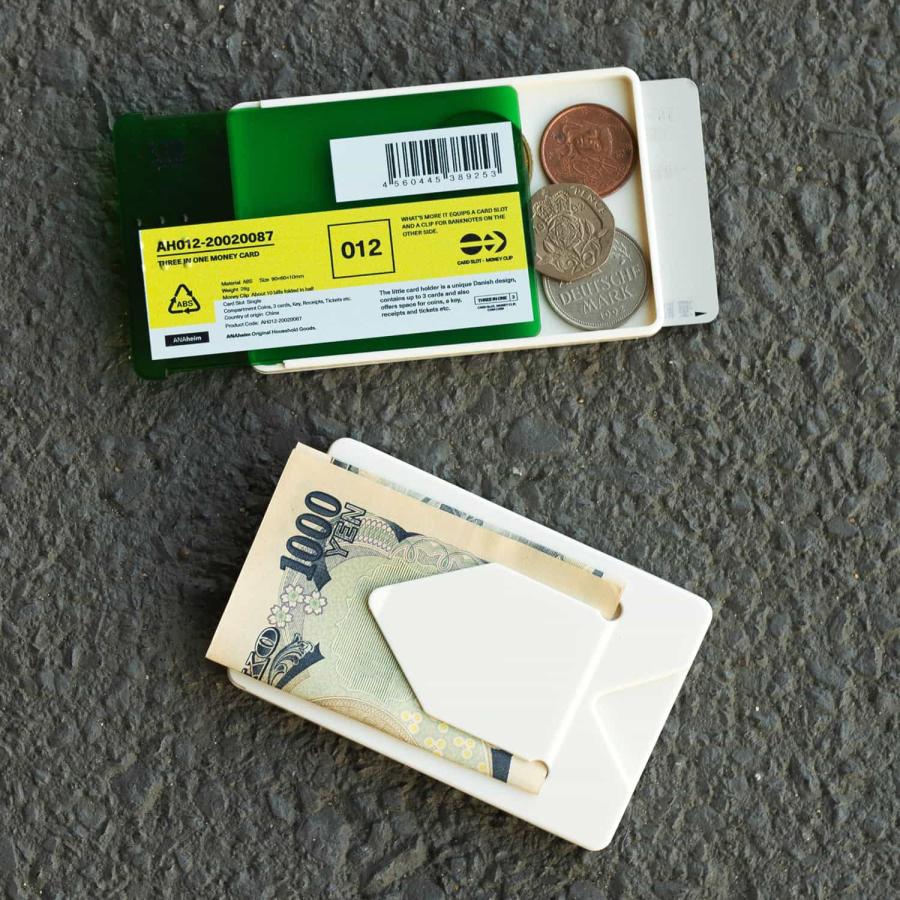 財布 ANAheim Money Card アナハイム マネーカード コインケース カードサイズ カードケース 軽量 薄い マネークリップ 財布 クリア おしゃれ レディース メンズ | 