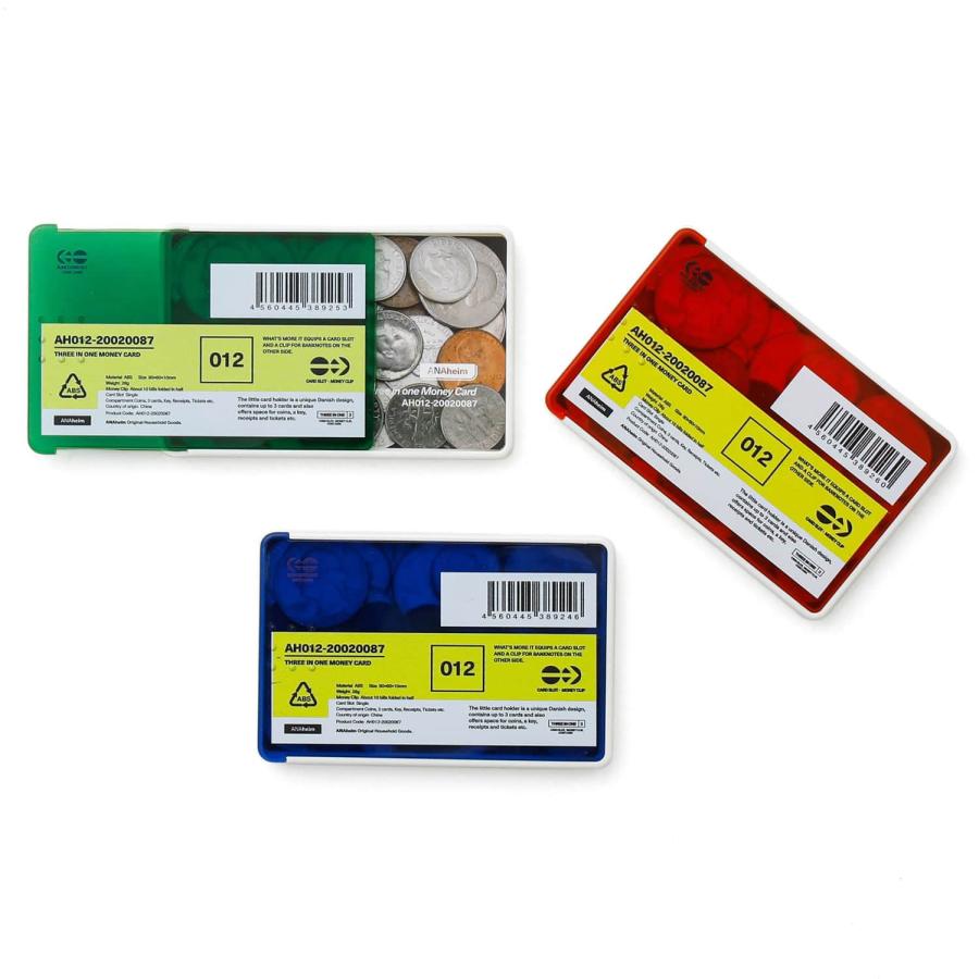 財布 ANAheim Money Card アナハイム マネーカード コインケース カードサイズ カードケース 軽量 薄い マネークリップ 財布 クリア おしゃれ レディース メンズ |  | 12