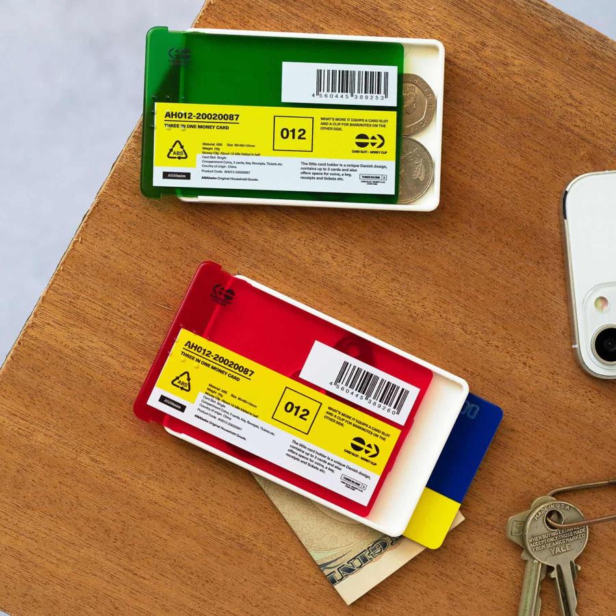 財布 ANAheim Money Card アナハイム マネーカード コインケース カードサイズ カードケース 軽量 薄い マネークリップ 財布 クリア おしゃれ レディース メンズ |  | 14