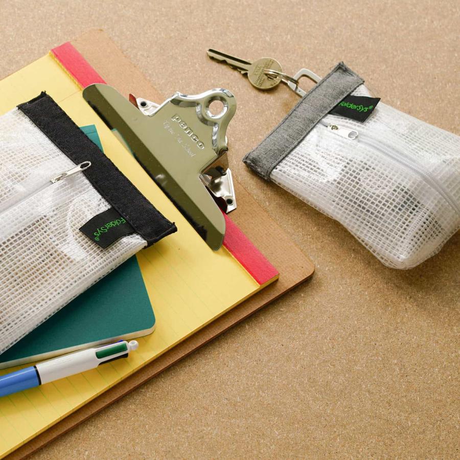 透明 ケース ポーチ FolderSys フォルダーシス Snap Bag スナップ
