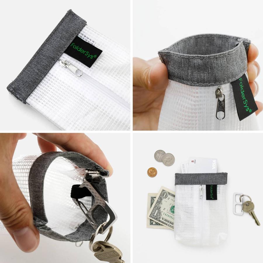 透明 ケース ポーチ FolderSys フォルダーシス Snap Bag スナップ