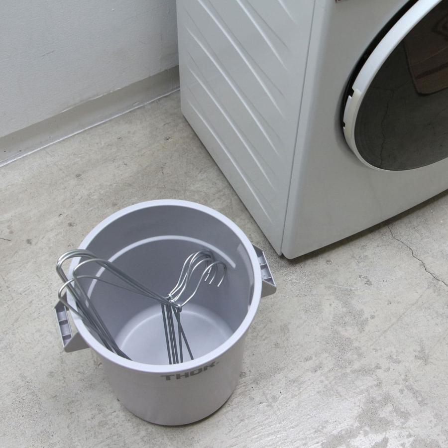 フタ付き ゴミ箱 THOR ソー Round Container DC ラウンドコンテナ DC 12L ごみ箱 ダストボックス 収納ボックス 鉢カバー プランターカバー おしゃれ 屋外 | THOR | 15