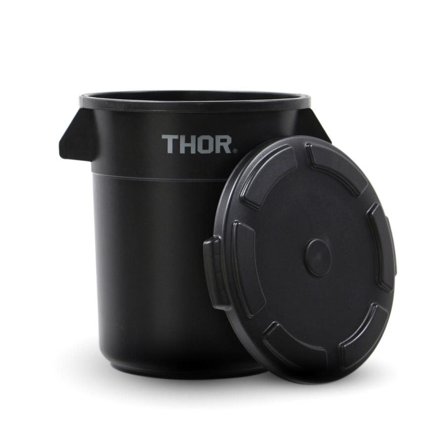 フタ付き ゴミ箱 THOR ソー Round Container DC ラウンドコンテナ DC 12L ごみ箱 ダストボックス 収納ボックス 鉢カバー プランターカバー おしゃれ 屋外 | THOR | 04