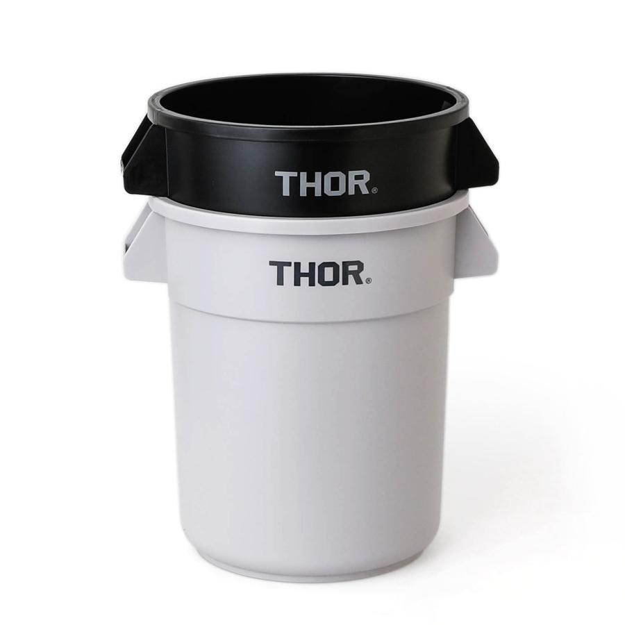 フタ付き ゴミ箱 THOR ソー Round Container DC ラウンドコンテナ DC 12L ごみ箱 ダストボックス 収納ボックス 鉢カバー プランターカバー おしゃれ 屋外 | THOR | 06