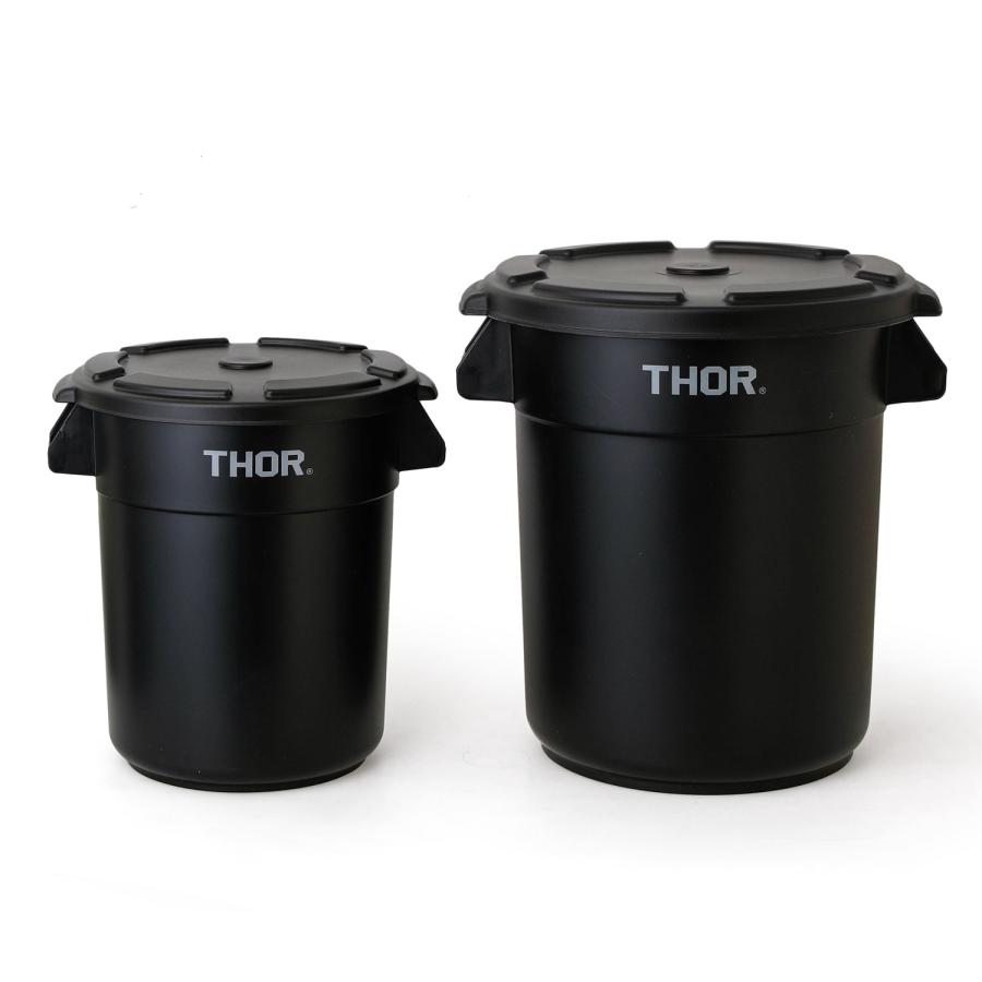 フタ付き ゴミ箱 THOR ソー Round Container DC ラウンドコンテナ DC 12L ごみ箱 ダストボックス 収納ボックス 鉢カバー プランターカバー おしゃれ 屋外 | THOR | 07