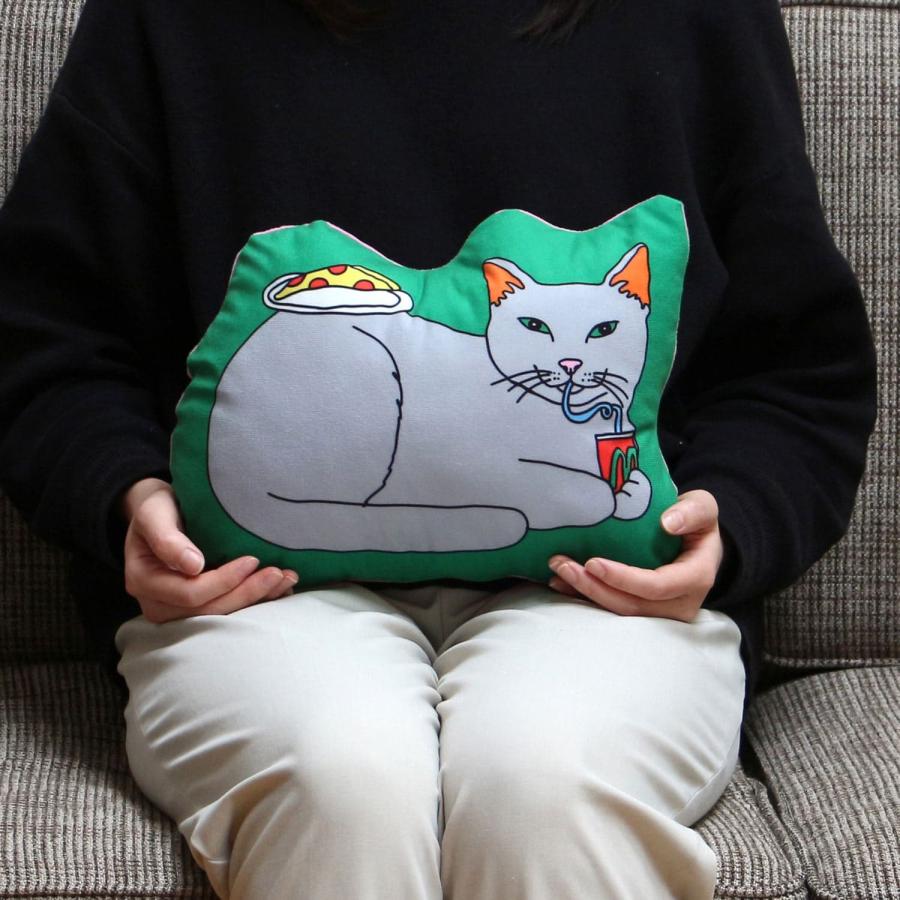 クッション THE ENJOY C&D CLUB Cushion エンジョイ C&D クラブ クッション 猫 ネコ ねこ 犬 イヌ いぬ 動物 イラスト MIDORI KOMATSU | DETAIL | 13