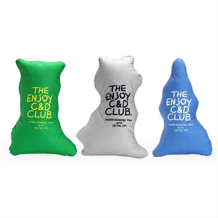 クッション THE ENJOY C&D CLUB Cushion エンジョイ C&D クラブ クッション 猫 ネコ ねこ 犬 イヌ いぬ 動物 イラスト MIDORI KOMATSU | DETAIL | 07
