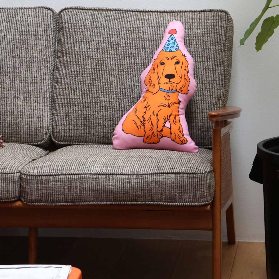 クッション THE ENJOY C&D CLUB Cushion エンジョイ C&D クラブ クッション 猫 ネコ ねこ 犬 イヌ いぬ 動物 イラスト MIDORI KOMATSU | DETAIL | 09